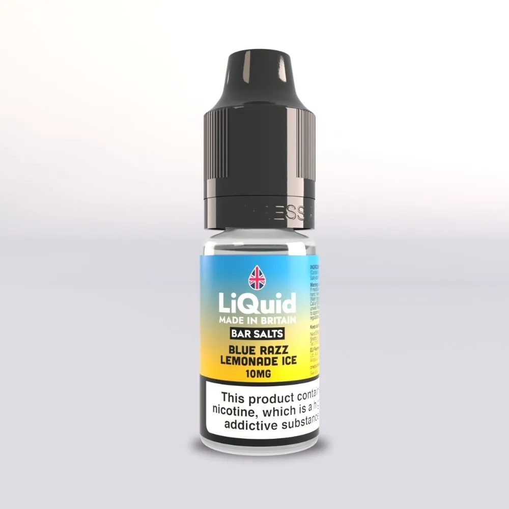 Blue Razz Lemonade Ice - Nicotine Salt Vape Juice - Image 3