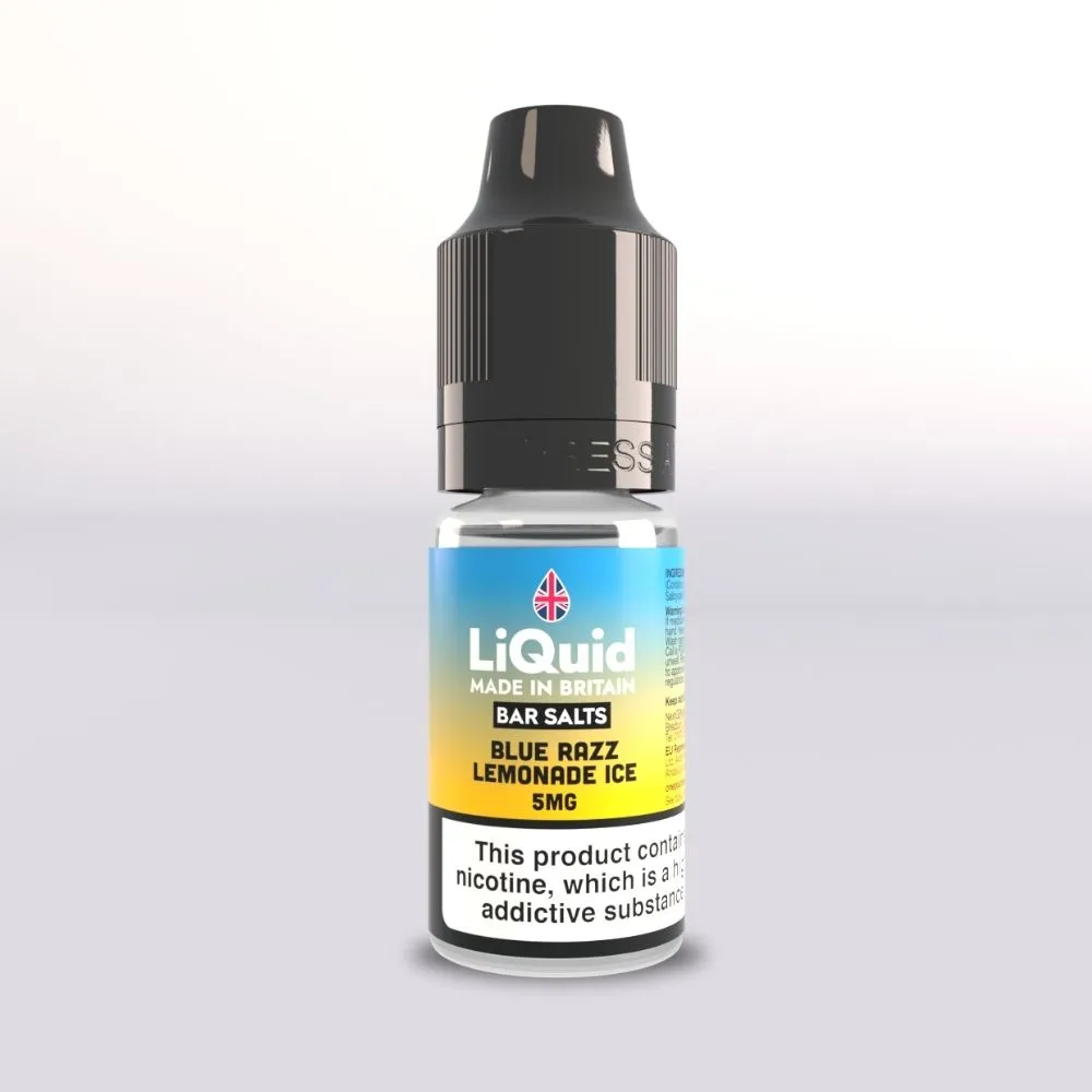 Blue Razz Lemonade Ice - Nicotine Salt Vape Juice - Image 4
