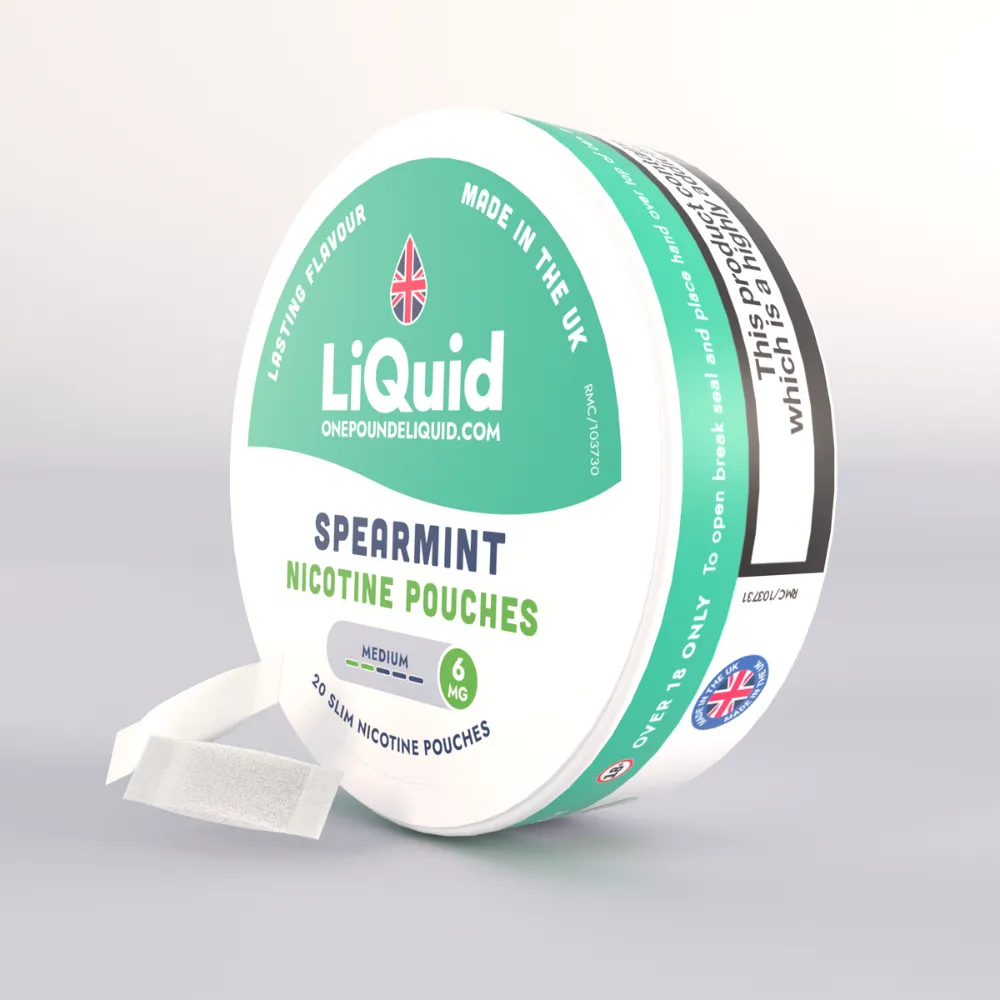 Spearmint Nicotine Pouches by LiQuid - Image 3