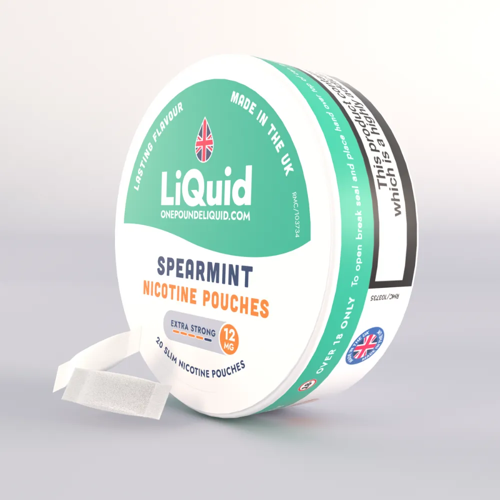 Spearmint Nicotine Pouches by LiQuid - Image 4