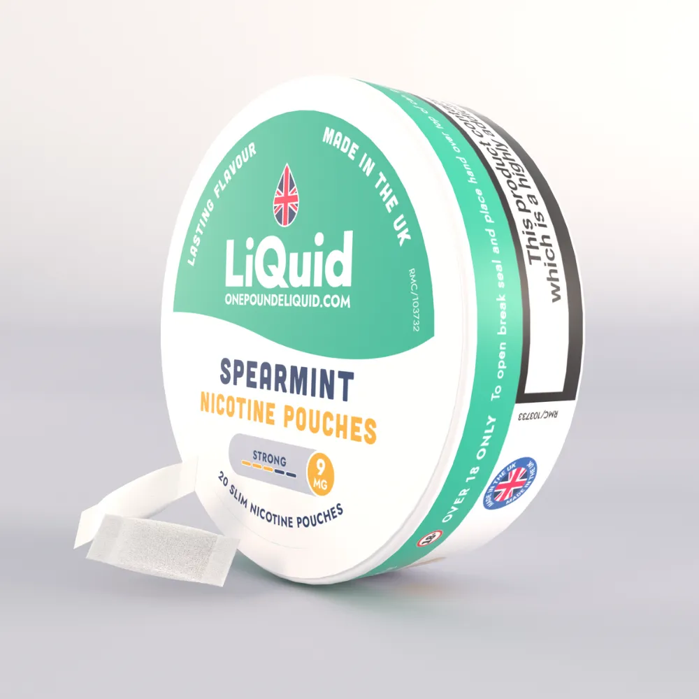 Spearmint Nicotine Pouches by LiQuid - Image 5